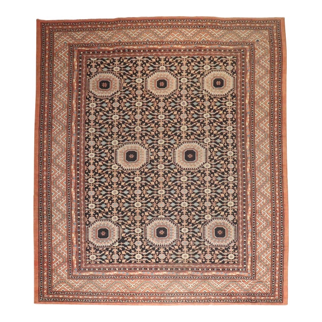 Vintage Oversize Inspired Samarkand Rug For Sale