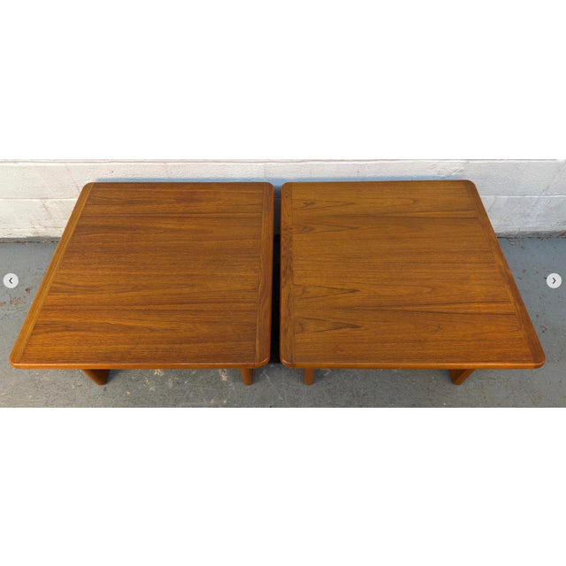 Vintage Danish Teak End Tables by Vildbjerg Møbelfabrik For Sale - Image 10 of 16