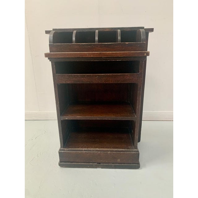 20th Century Oak Restaurant Serving Cart For Sale - Image 6 of 9