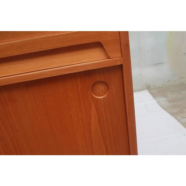 Vintage Sideboard in Cherry Wood with Sliding Doors, 1955 For Sale - Image 9 of 10