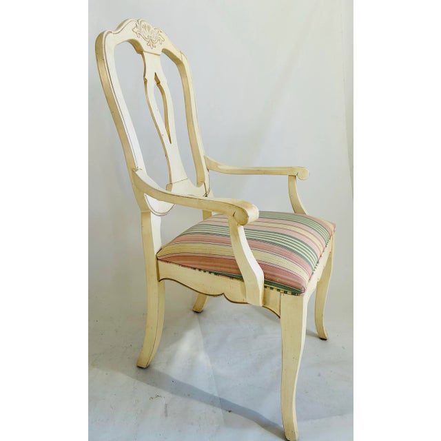 Wood 1990s Ethan Allen French Country Armchair For Sale - Image 7 of 11