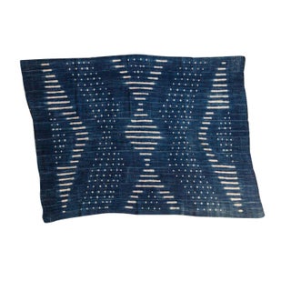 Vintage Dark Indigo Throw For Sale