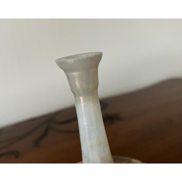 Art Nouveau Iridescent Glass Soliflore Vase, 1900s For Sale - Image 13 of 18