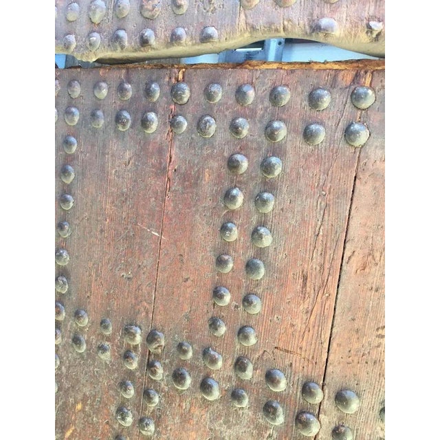 Antique Large Moroccan Moorish Antique Ryad Studded Door 19th C. For Sale - Image 14 of 18
