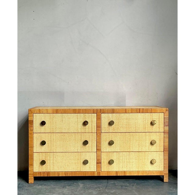 Presenting a timeless piece from the highly esteemed Bielecky Brothers of New York, this dresser exemplifies sophisticated...