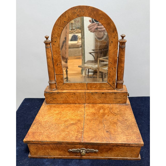 19th Century "Charles X" Period French Provincial Vanity Mirror For Sale - Image 4 of 10