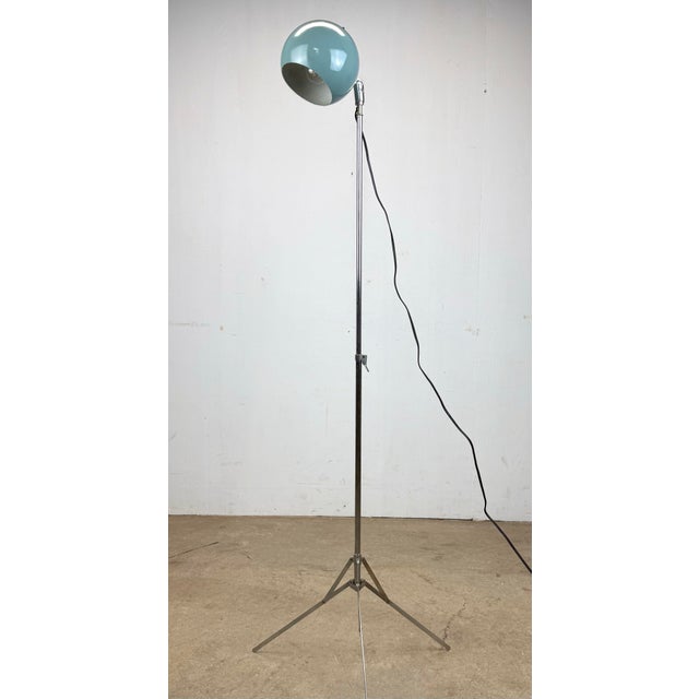 Sonneman Style Mid Century Modern Eyeball Orb Tripod Floor Lamp For Sale In New York - Image 6 of 12