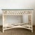 Boho Chic Boho Chic Bamboo Rattan Glass Top Console Tables by Ficks Reed For Sale - Image 3 of 10