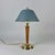 Mid-Century Modern Swedish Walnut and Brass Table Lamp by Erik Tidstrand, 1940s For Sale - Image 14 of 18