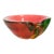 1960s Italian Murano Style Red-Green Uranium Art Glass Bowl For Sale
