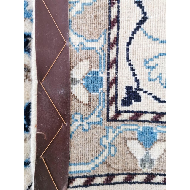 Vintage Oriental Rug with Floral Pattern, 1990s For Sale - Image 10 of 13