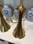 70s Vintage Brass Flared Trumpet Table Lamps Attributed to Tony Paul - A Pair For Sale - Image 11 of 12