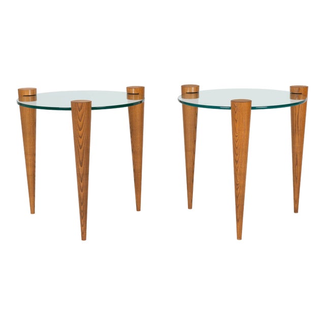 Pair of Mid-Century Modern Side Tables. For Sale