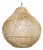 Natural Wicker Coastal Contemporary Bawang Pendant Light Medium For Sale