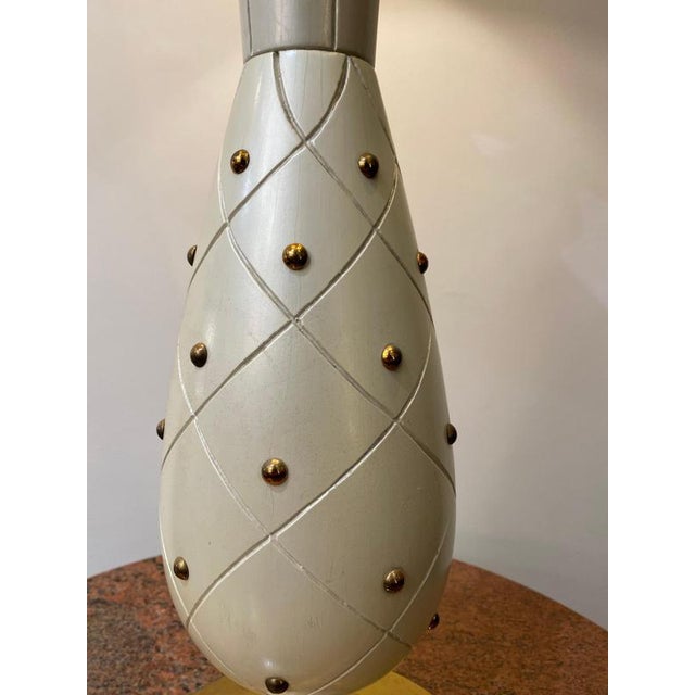 Mid-Century Modern Italian Tall Table Lamp attributed to Stilnovo, 1950s For Sale - Image 3 of 7