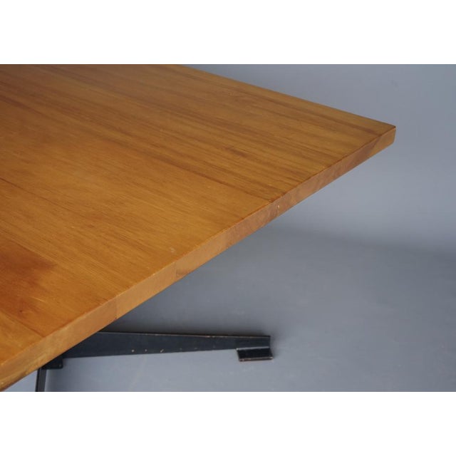 Brutalist Dining Table with Cherry Top by Wim den Boon, 1961 For Sale - Image 12 of 18