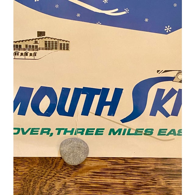 1957 Original Dartmouth Skiway Poster For Sale - Image 11 of 12