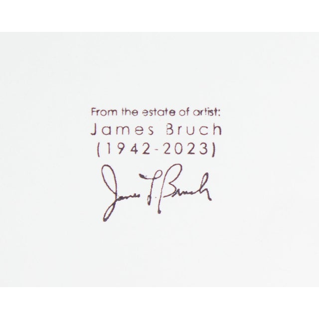 Printmaking Materials 1960s Stone Lithograph Portrait by James L. Bruch For Sale - Image 7 of 8