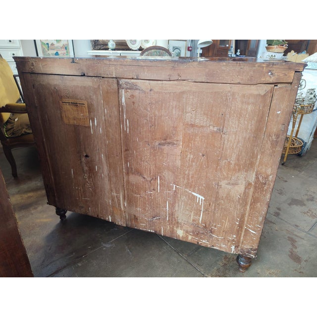 Antique Secretaire with Drop-Leaf Top Drawer and Internal Drawers in Briar Root, 1890 For Sale - Image 10 of 13