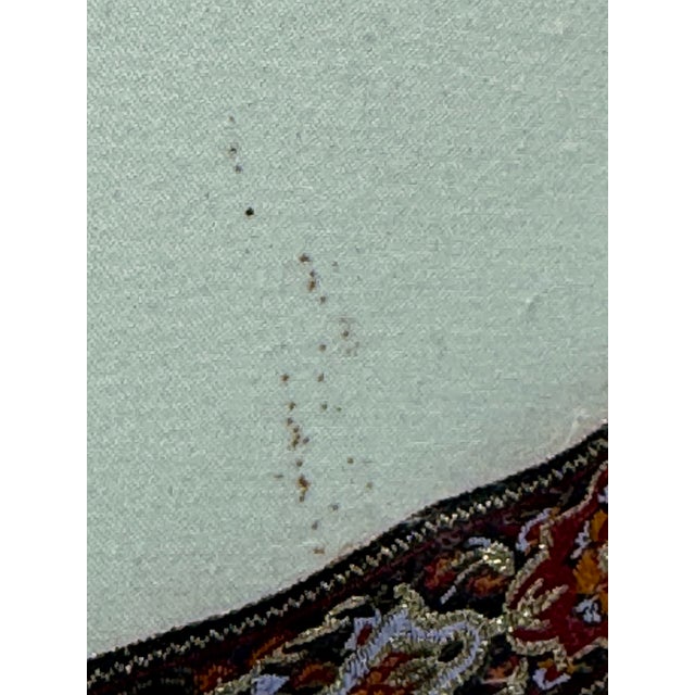 1920s French Glass Lamp With Custom Shade For Sale - Image 12 of 13