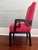 Michael Taylor Mid 20th Century Michael Taylor Ebonized Mahogany Greek Key Arm Chair For Sale - Image 4 of 6