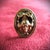 Beautiful Antique Art Nouveau Woman's Face Lapel Brooch Pin, C. 1890-1910. This lovely gold- filled sculpted lady of the...