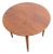 1960s Mid Century Modern End Table Side Round Heritage Henredon Walnut Vintage For Sale