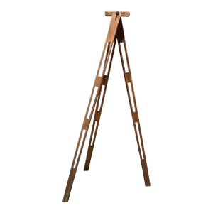 1940s Antique Surveyors Wood Tripod Base