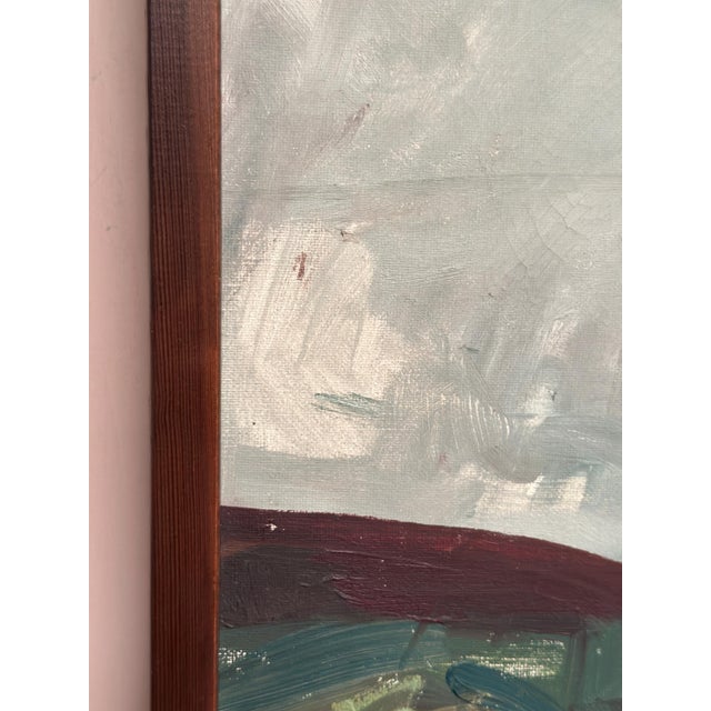S. Hagman, Four Trees, 1979, Oil on Canvas, Framed For Sale - Image 6 of 18
