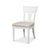 French White Painted Dining Chairs- Set of 2 For Sale In Raleigh - Image 6 of 12