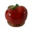 Limoges, France 1990s Limoges France Porcelain Tomato Trinket Box | Chamart Exclusive | Black Star Hallmark For Sale - Image 4 of 9