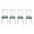 Iron Mid-Century Dining Chairs by Woodard - Set of 4 For Sale