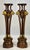 Wood Neoclassical Empire Style Parcel Gilt Pedestals - A Pair For Sale - Image 7 of 18