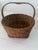 19th Century 19th Century Traditional Hand-Woven Northeastern American Wood Splint Gathering Basket. For Sale - Image 5 of 11