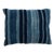 Rich Faded Indigo Stripe Cushion For Sale