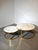 Round Marble Look Coffee Tables, Set of 2 For Sale - Image 5 of 5