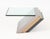 Modern Cantilevered Glass Top Coffee Table For Sale In New York - Image 6 of 9