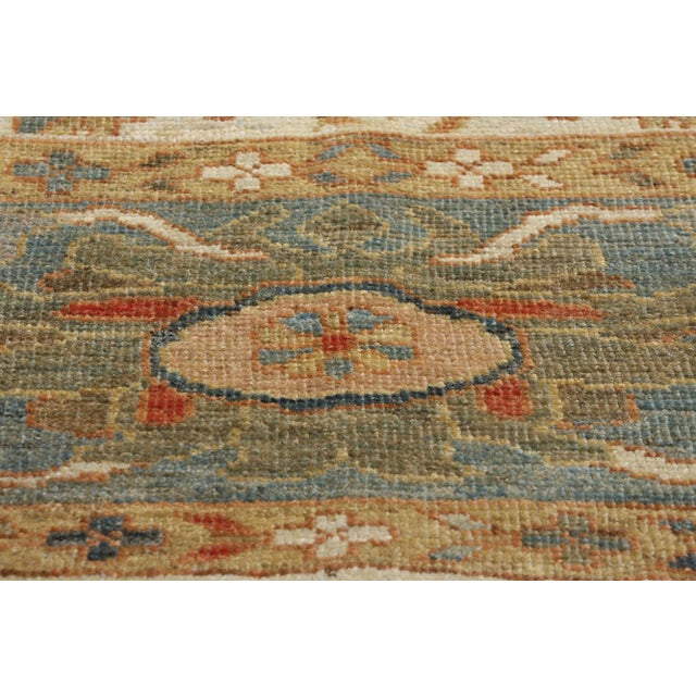 Early 21st Century Organic Modern Persian Sultanabad Rug - 08'11 X 12'00 For Sale - Image 5 of 9