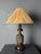 Large Brutalist Table Lamp in Wood and Cast Iron, 1960s For Sale - Image 14 of 18