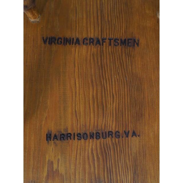 Virginia Craftsmen Mixed Wood Windsor Chair For Sale - Image 12 of 12