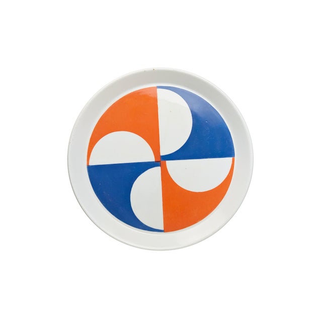 Ceramic Ceramic Plates by Gio Ponti for Franco Pozzi, 1960s, Set of 2 For Sale - Image 7 of 17