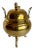Vintage Asian Brass Incense Burner With Dragon Etchings For Sale