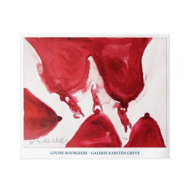 Louise Bourgeois The Feeding Frenzy Exhibition Poster Dimensions: 33, 7 x 27,2 in / 86 x 69,5 cm Sold unframed