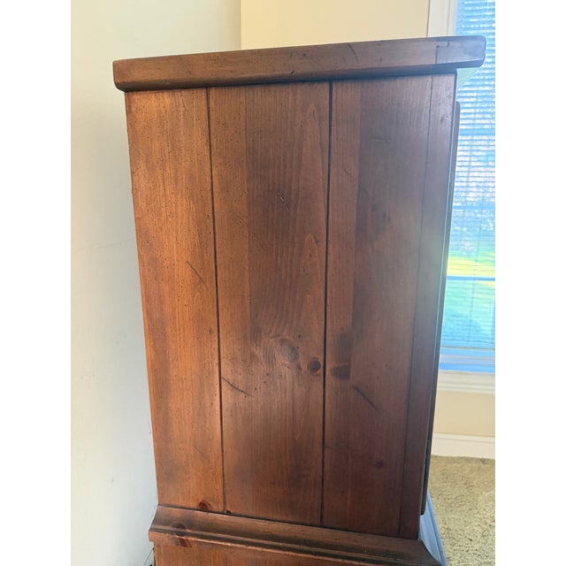 Vintage Young Hinkle "Ship Ahoy" Wood Armoire/Gentleman's Chest For Sale In Chicago - Image 6 of 8
