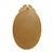 Italian Crested Mirror in Gold-Colored Resin, 1960s For Sale - Image 16 of 18