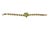 Modern Peridot and Diamond 14k Yellow Gold Bracelet For Sale - Image 3 of 10