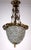 Antique French Brass Glass Grape Shade Chandelier, 1930s For Sale - Image 11 of 11