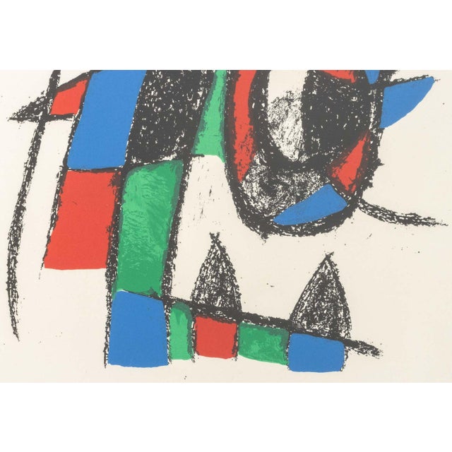 1970s Joan Miro "Lithograph Ii" Lithograph, 1975 For Sale - Image 5 of 9