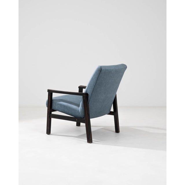 1960s Czech Upholstered Armchair For Sale - Image 4 of 18