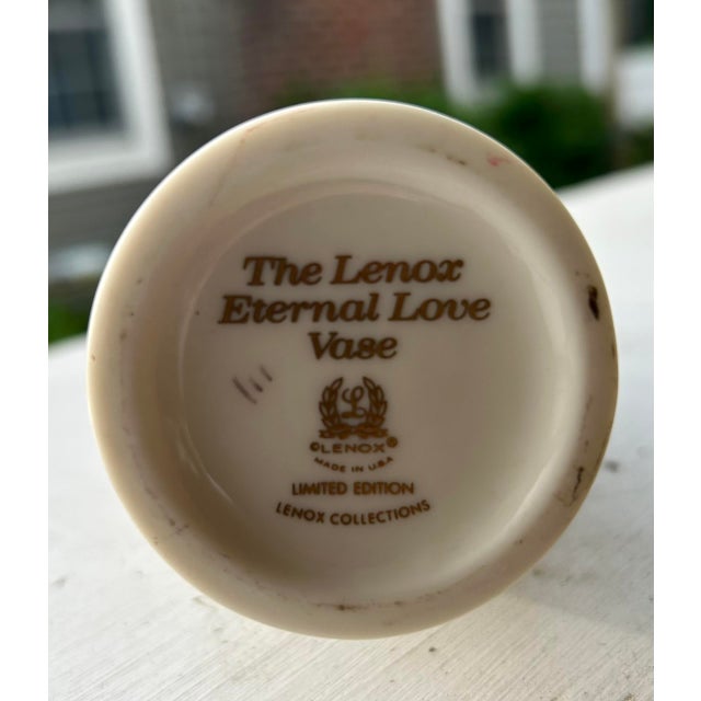 Ceramic Vintage Lenox Bud Vase For Sale - Image 7 of 8